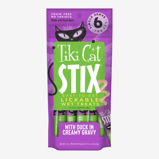 Tiki Pet Cat Stix Mousse Duck 3oz. (Case of 12)