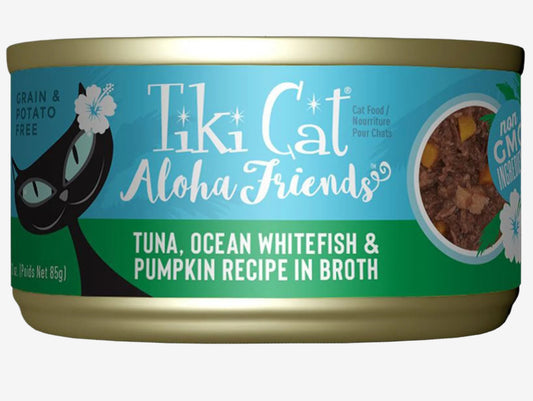 Tiki Pets Cat Aloha Tuna Whitefish 3oz. (Case of 12)