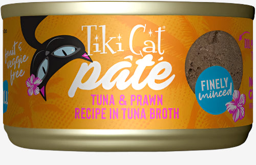 Tiki Pets Cat Grill Tuna and Prawn Pate 2.8oz. (Case of 12)