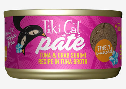 Tiki Pet Cat Grill Pate Tuna and Crab 2.8oz. (Case of 12)