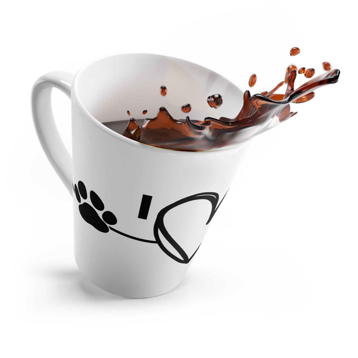 I Love My Pup Latte Mug