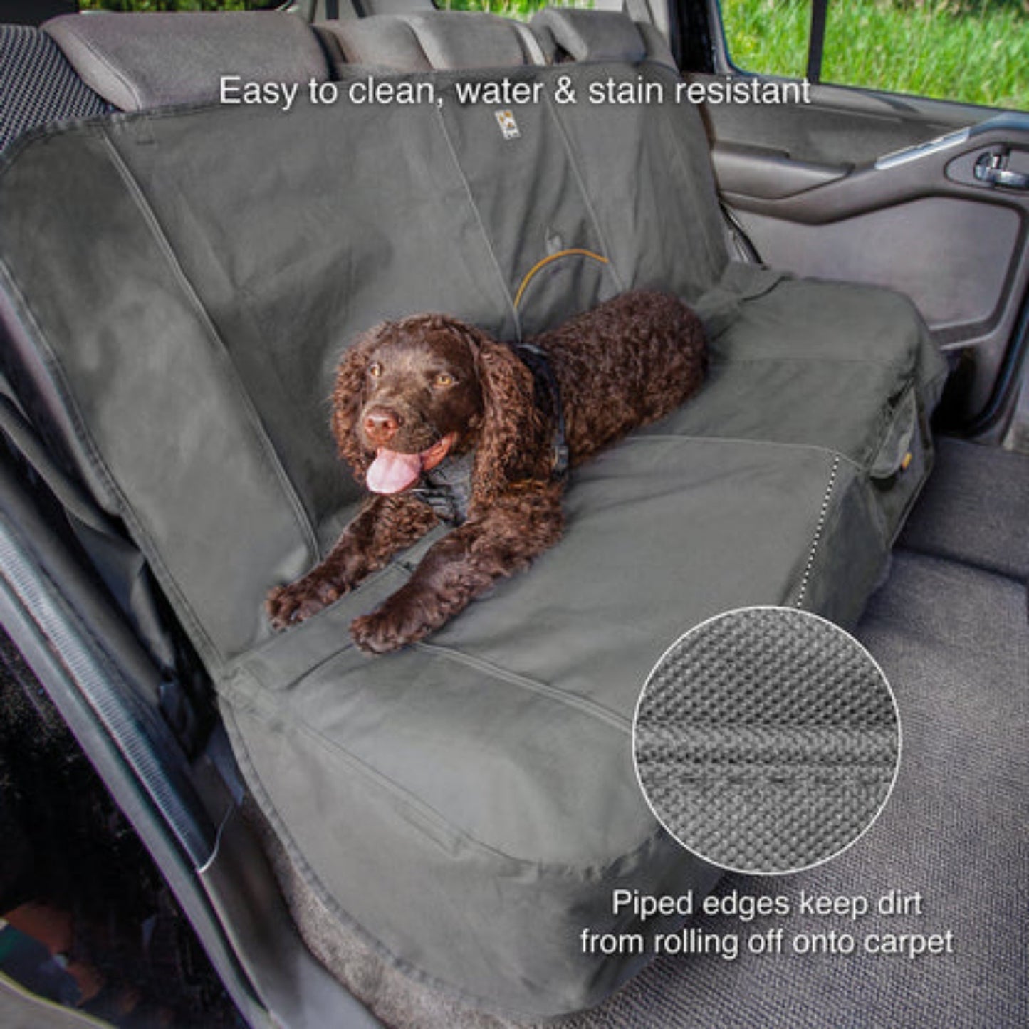 Kurgo Dog Rover Bench Seat Cover Charcoal