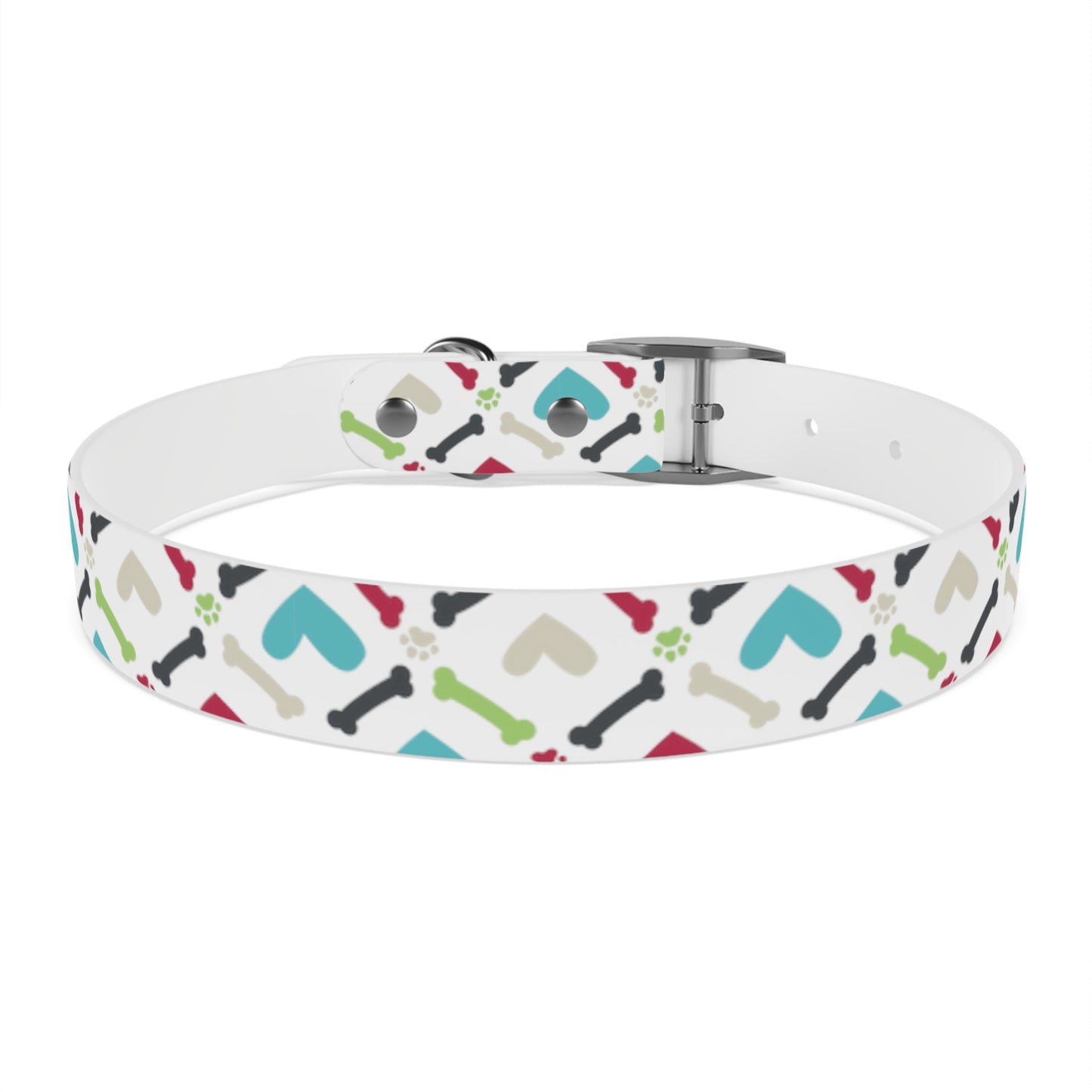 Bones, Paw prints and Hearts Oh My! Dog Collar