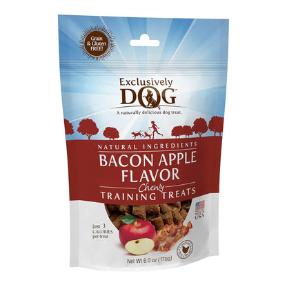 Exclusively Pet Chewy Dog Training Treats Bacon & Apple 7 oz