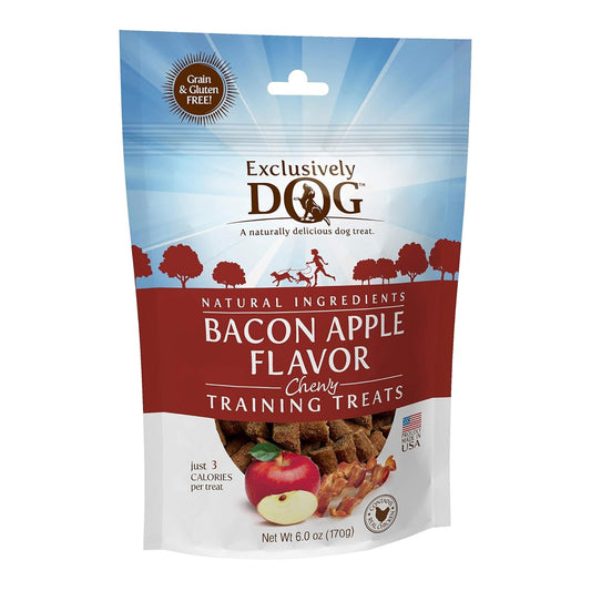 Exclusively Pet Chewy Dog Training Treats Bacon & Apple 7 oz
