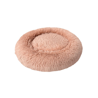 Ethical Pet Sleep Zone Luxe Round Faux Fur 22" Dusty Rose