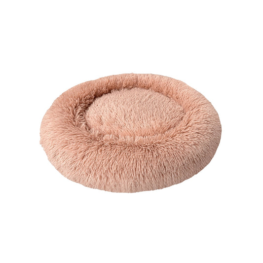 Ethical Pet Sleep Zone Luxe Round Faux Fur 22" Dusty Rose