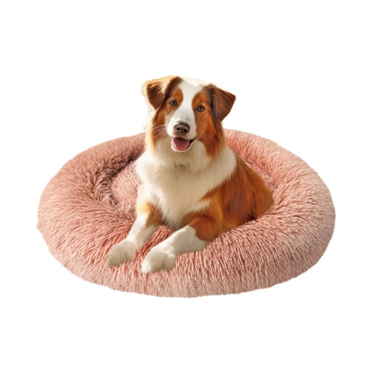 Ethical Pet Sleep Zone Luxe Round Faux Fur 39" Dusty Rose