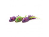 OurPets Three Twined Mice Catnip Toy 3 pk
