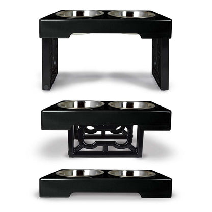 OurPets Barking Bistro Adjustable Elevated Dog Feeder