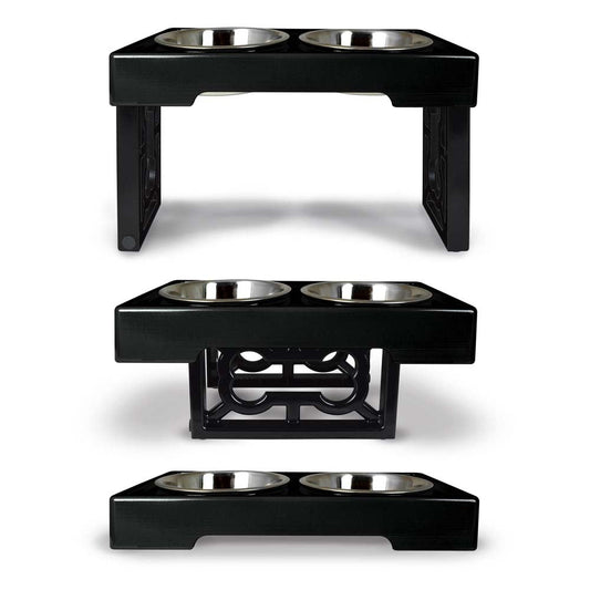 OurPets Barking Bistro Adjustable Elevated Dog Feeder