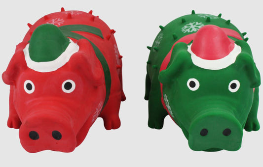 Multipet Globlets W/ Scarf/Santa Hat (Assorted) 8 Inch