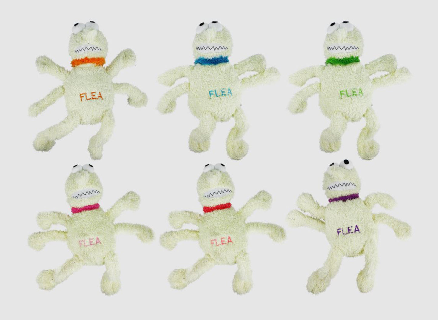 Multipet Flea Bite Me Dog Toy Assorted 1ea/6 in