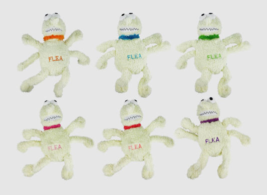 Multipet Flea Bite Me Dog Toy Assorted 1ea/6 in