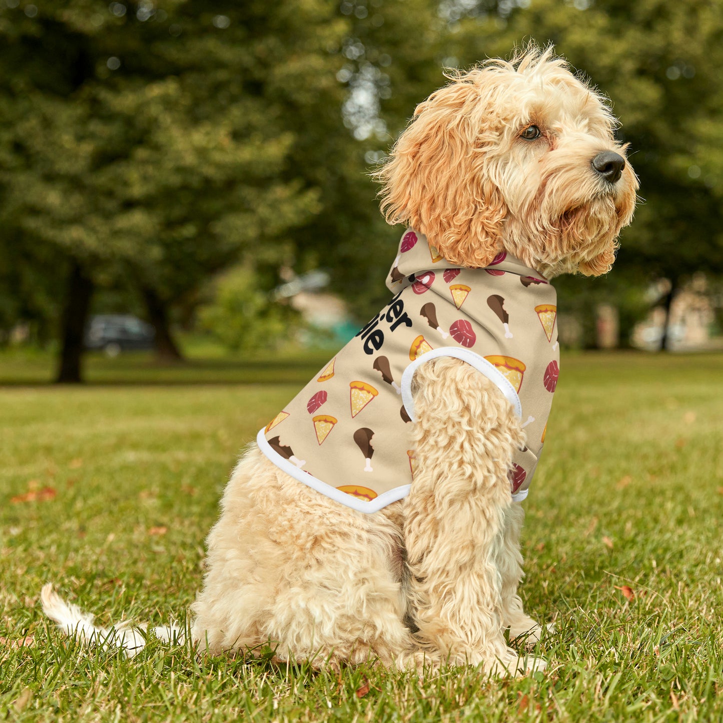 Bougie Grubber Tan Pet Hoodie