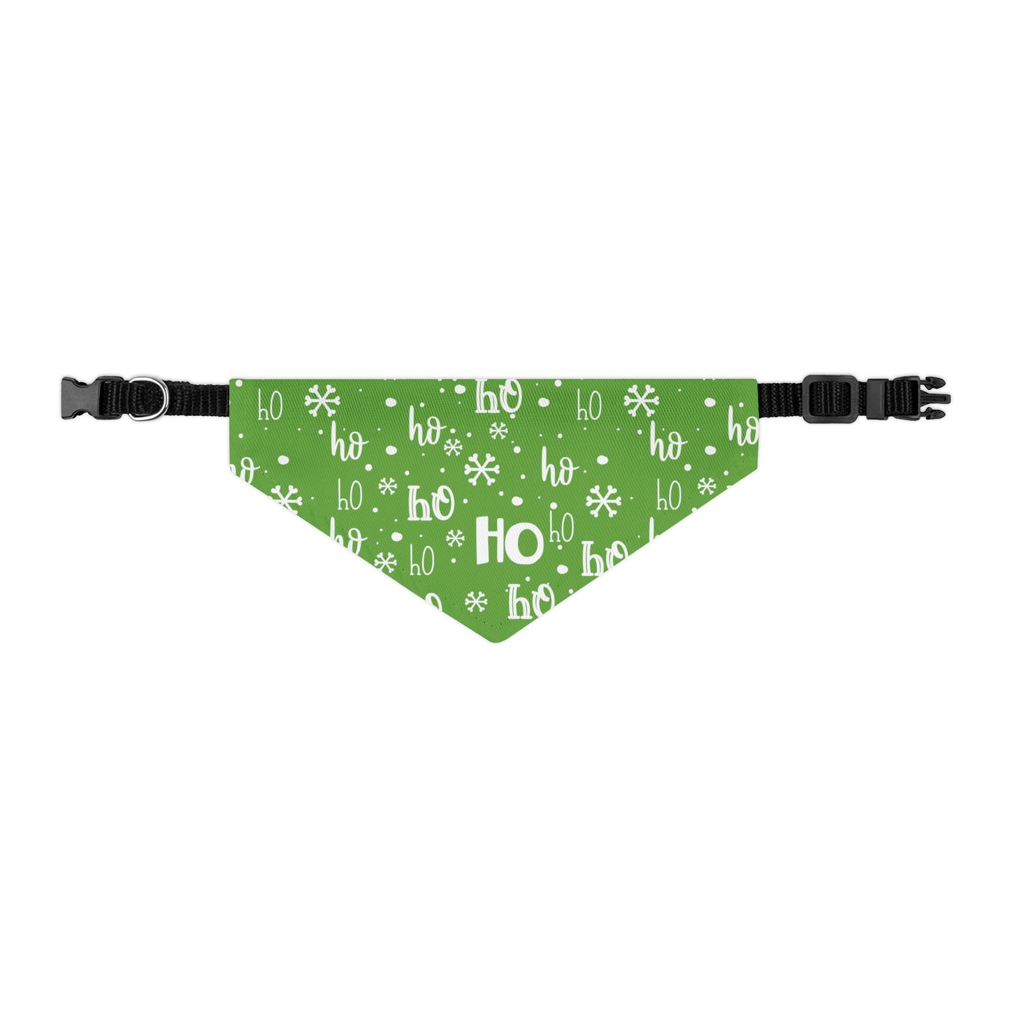 Ho Ho Ho Collar Bandana ~ Green