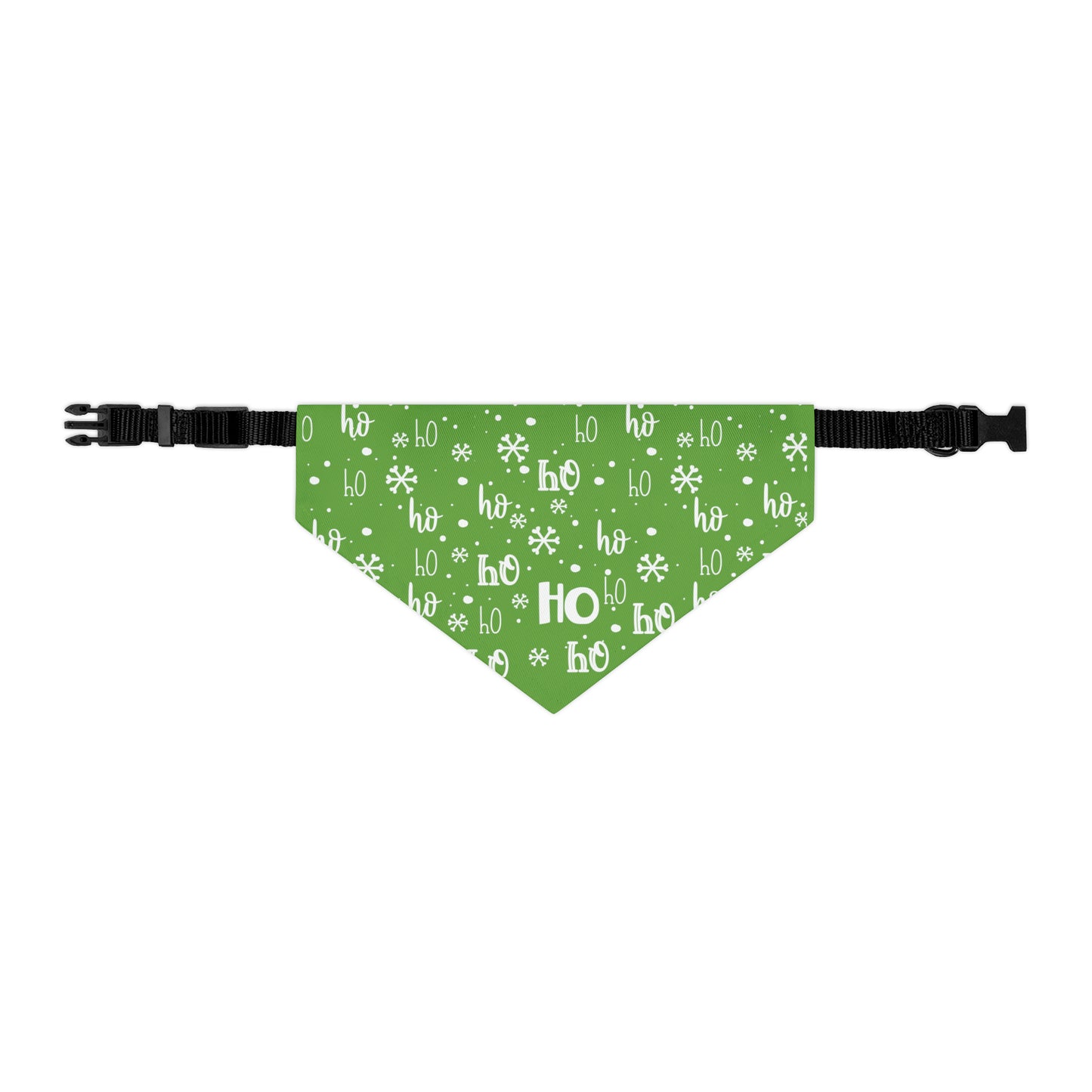 Ho Ho Ho Collar Bandana ~ Green