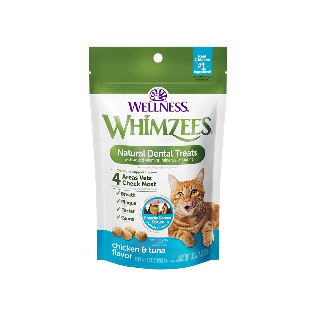 Whimzees Cat Dental Treat Chicken Tuna 2 oz