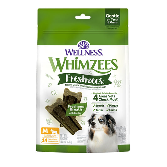 Whimzees Freshzees Dental Stick Md 14 ct