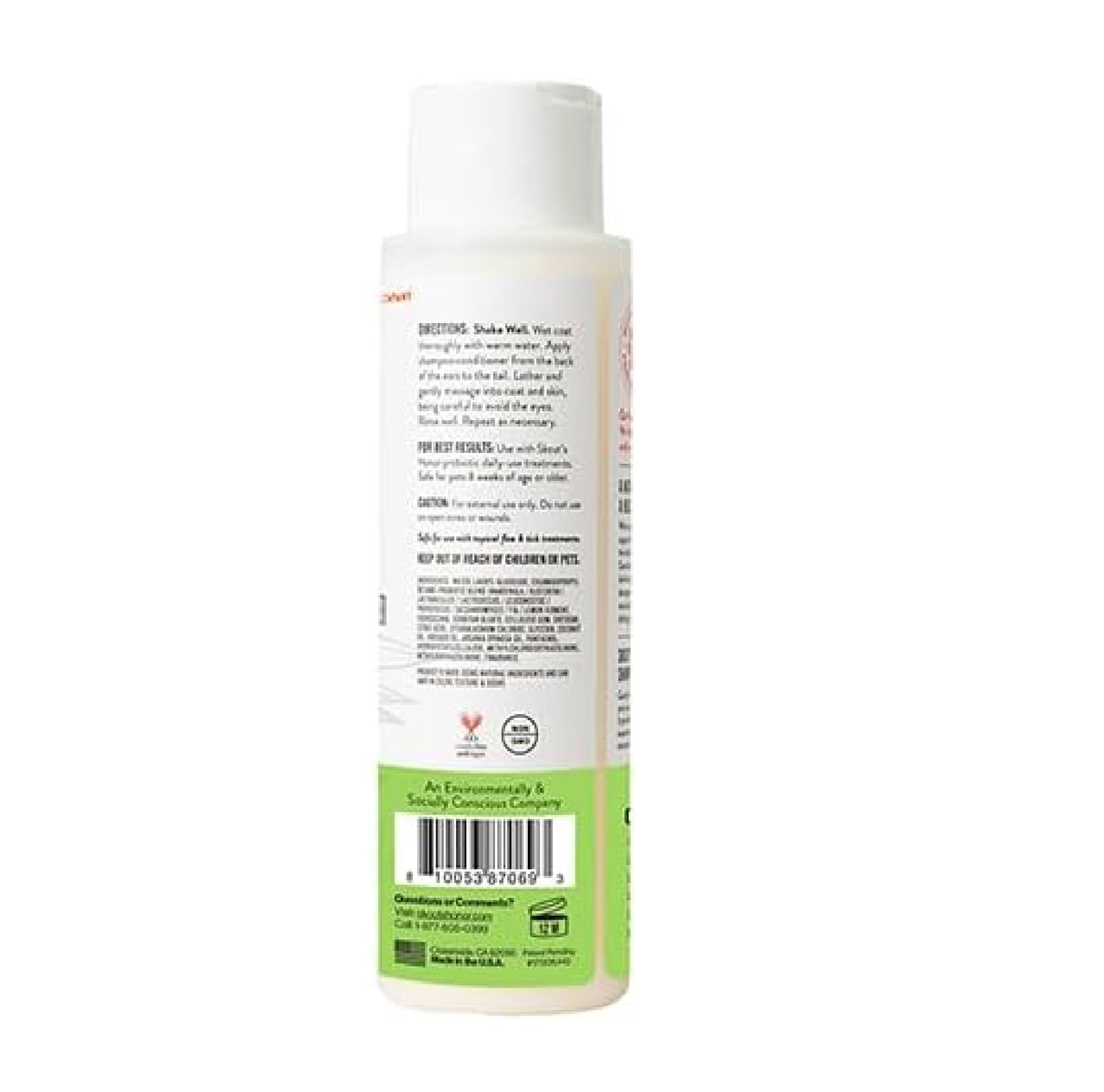 Skout's Honor Dog & Cat Probiotic Shampoo & Conditioner Sun-kissed Coconut 16Oz