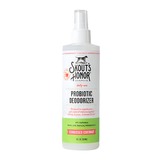 Skout'S Honor Dog & Cat Probiotic Daily Use Deodorizer Sunkissed Coconut 8Oz