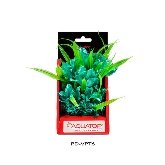 Aquatop Vibrant Passion Plant Turquoise 6in