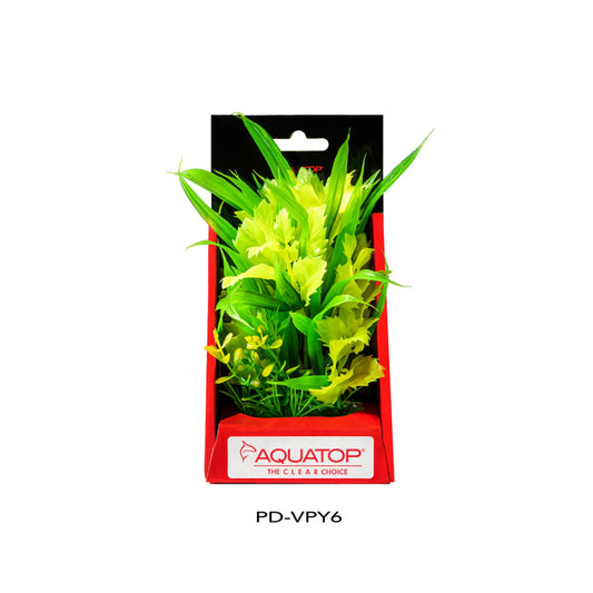 Aquatop Vibrant Passion Plant Yellow 6in