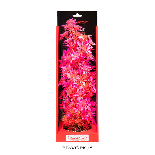 Aquatop Vibrant Garden Plant Pink 16in