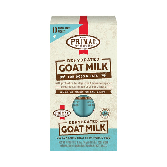 Primal Dog Cat Dehydrated Goat Milk 10 Count (Case of 10)