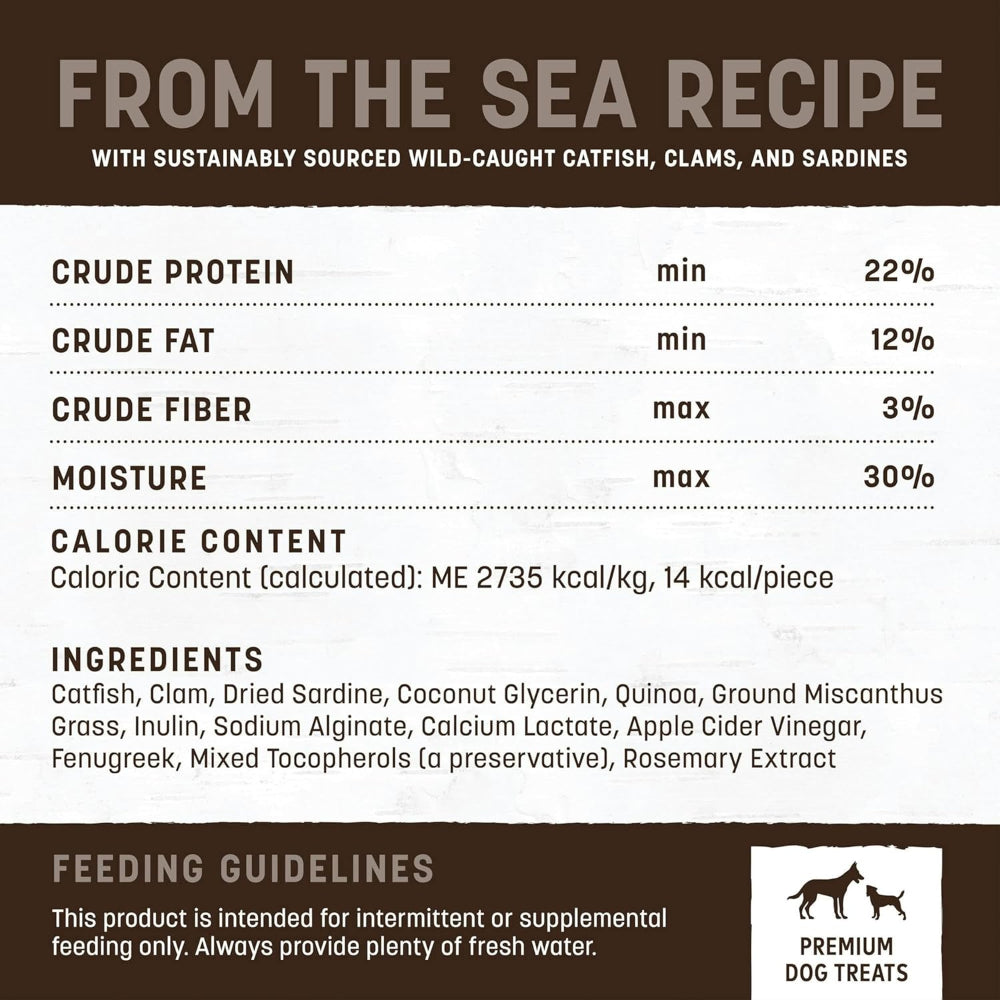 Earth Animal Dog Wisdom Air-Dried Jerky From The Sea 4 oz.