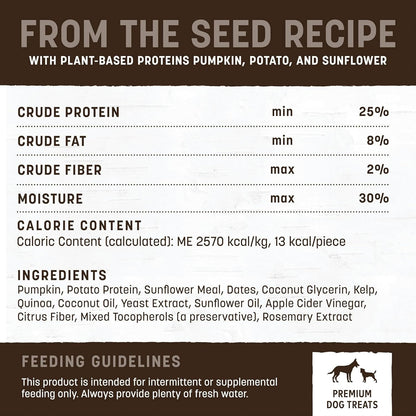 Earth Animal Dog Wisdom Air-Dried Jerky From The Seed 4oz.