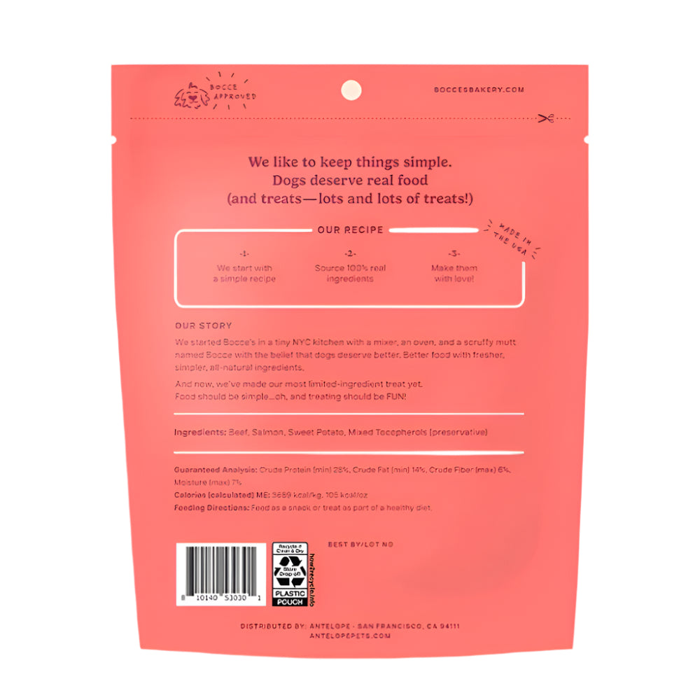 Bocce'S Bakery Dog Freeze Dried Surf'N Turf Treat 3Oz