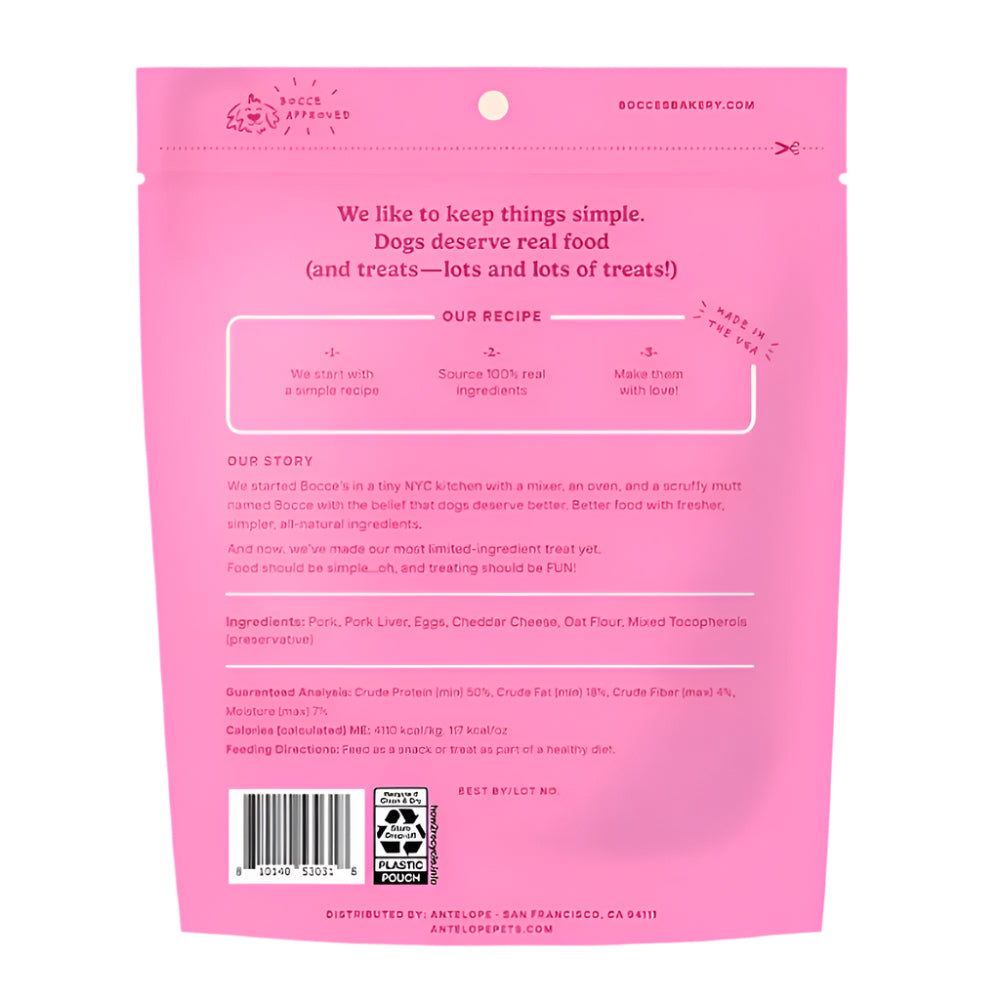 Bocce's Bakery Dog Freeze Dried Bac'N Egg & Cheese Treat 3oz.