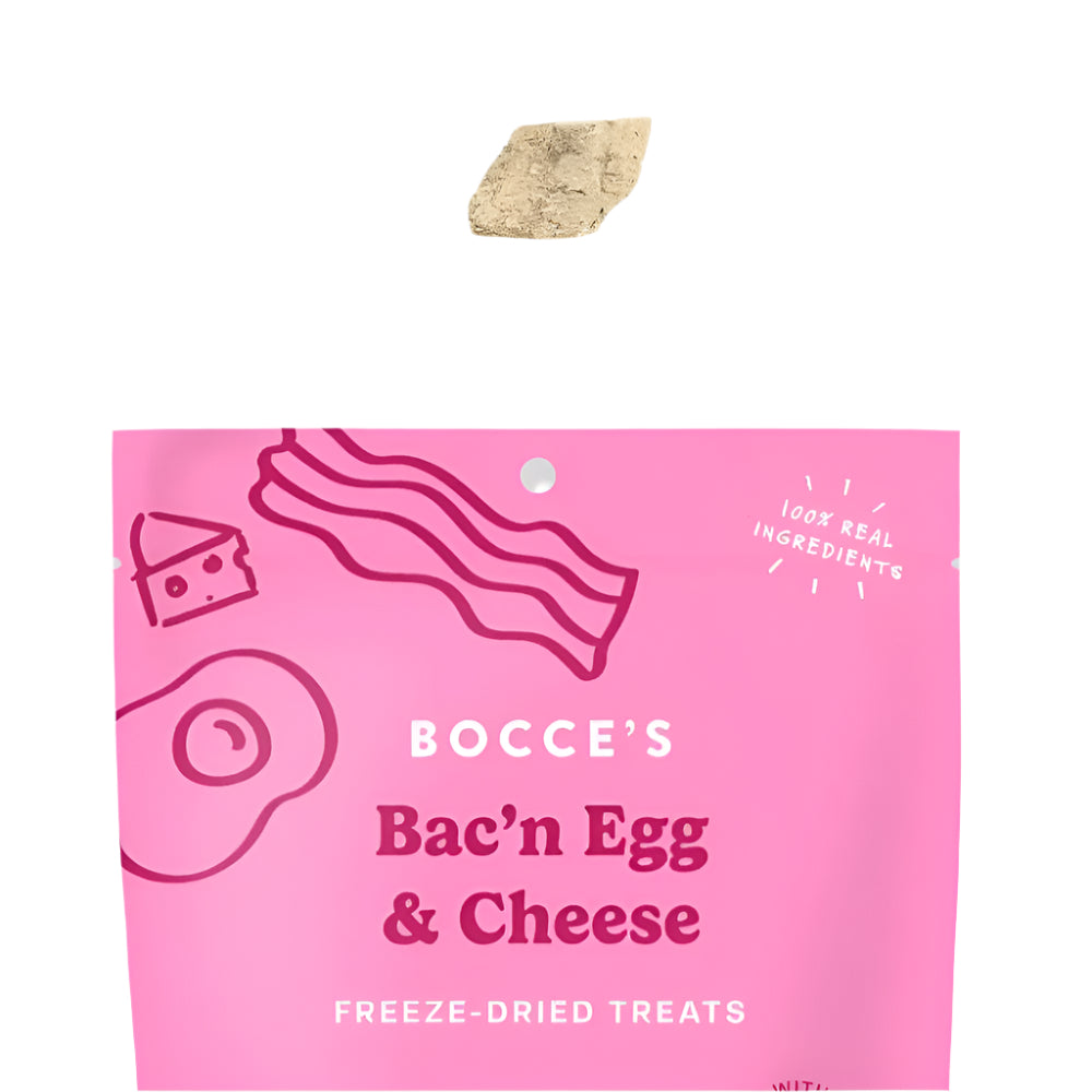 Bocce's Bakery Dog Freeze Dried Bac'N Egg & Cheese Treat 3oz.