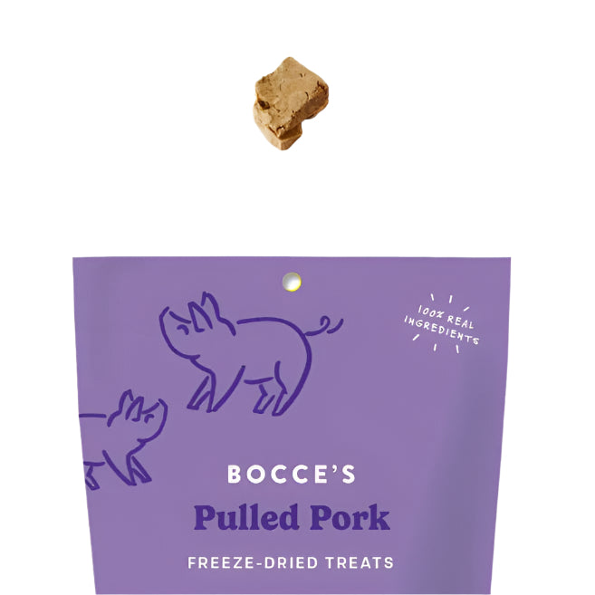 Bocce's Bakery Dog Freeze Dried Pulled Pork Treat 3Oz