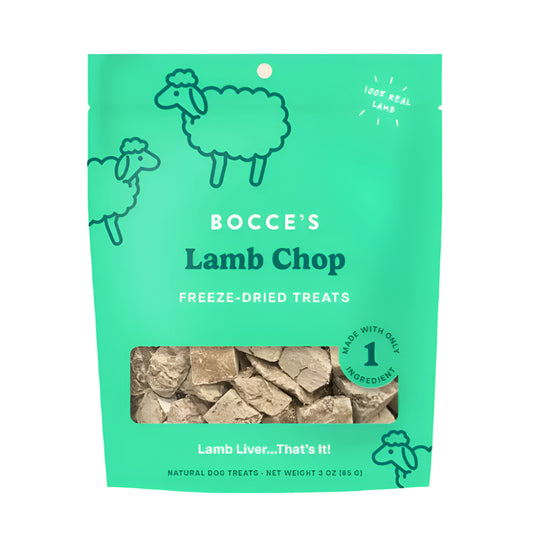 Bocce'S Bakery Dog Freeze Dried Lamb Chop Treat 3Oz
