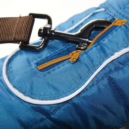 Kurgo Dog Jacket Loft Blue/Orange Large