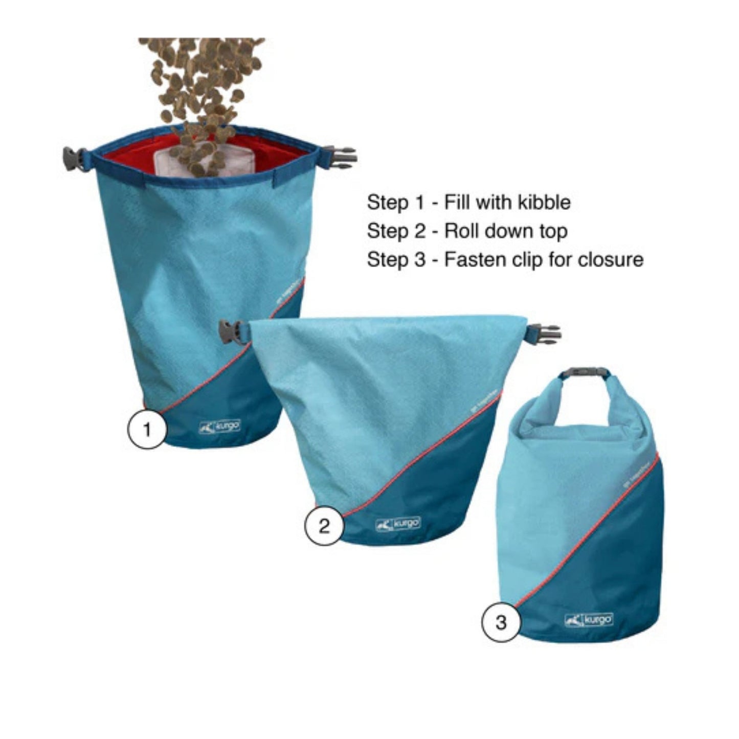 Kurgo Dog Kibble Carrier Blue