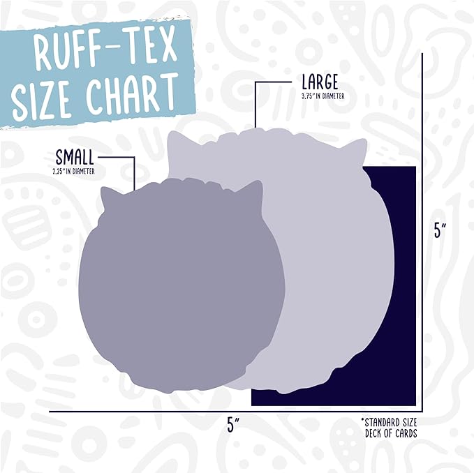 Hugglehounds Dog Poppy Owl Ruff-Tex Ball SM