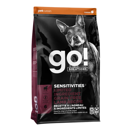 Go! Dog Sensitivities Limited Ingredient Grain Free Lamb 12Lb