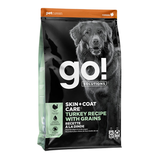 Go! Dog Skin & Coat Care Turkey With Grain 22Lb