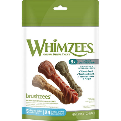 Whimzees Brushzees Sm 12.7 oz Bag