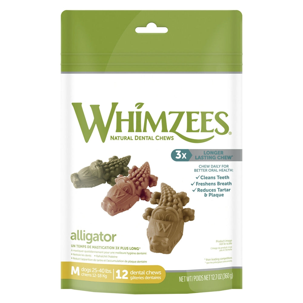 Whimzees Alligators M 12.7 oz Bag