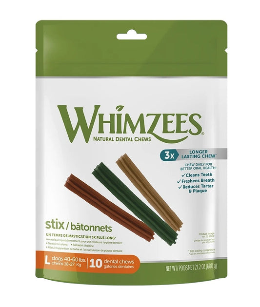 Whimzees Stix Lg 14.8 oz Bag