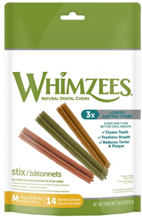Whimzees Stix Md 14.8 oz Bag