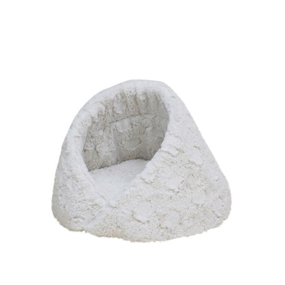 PetPals Rose Cradle Pet Bed Ivory 17.7 in