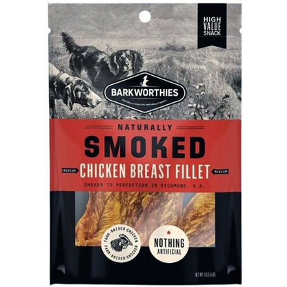 Barkworthies Smoked Chicken Breast Fillet Dog Treat 1ea/MD, 4 oz
