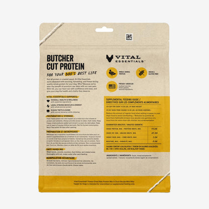 Vital Essentials Dog Freeze Dried Topper Duck 6oz.