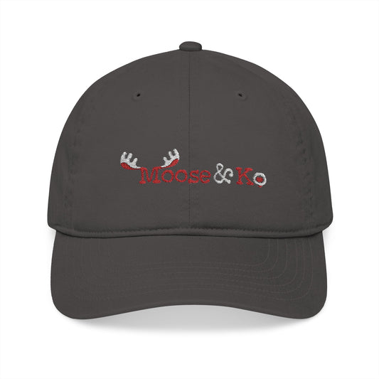 Moose & Ko. Embroidered Baseball Cap ~ Eco-Friendly 100 % Organic Cotton