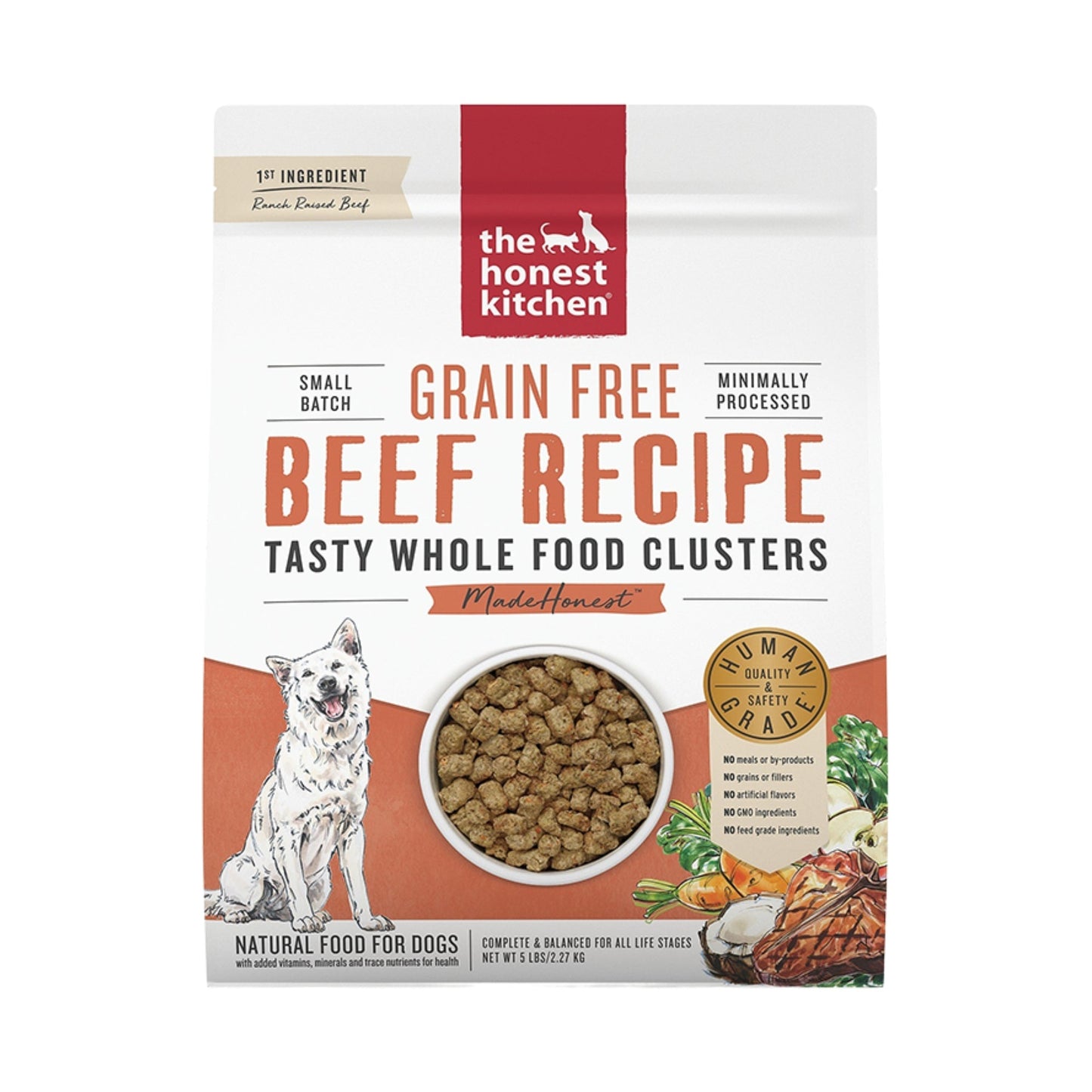 The Honest Kitchen Clusters Grain Free Beef 5 lbs